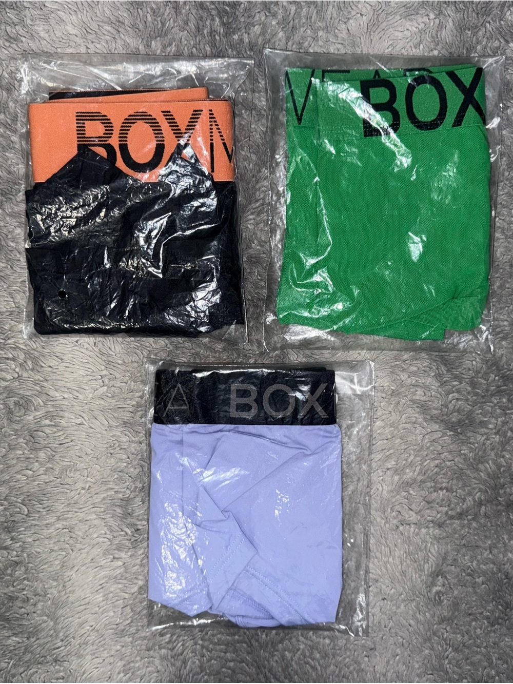 BOX MENSWEAR 3-PACK OF TRUNKS & BOXERS - Picture 2 of 9